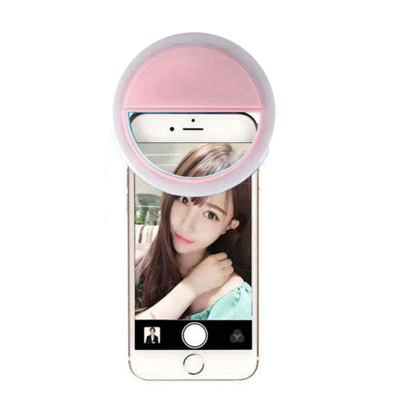 SELFIE RING LIGHT ME 36 LED (για φωτεινές φωτογραφίες - ρόζ)