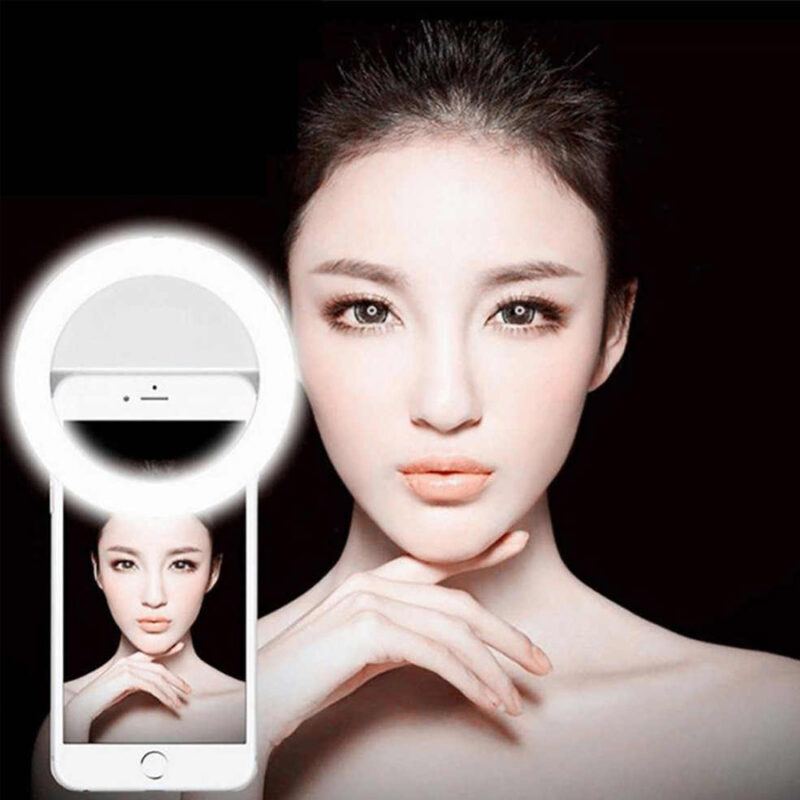 SELFIE RING LIGHT ME 36 LED (για φωτεινές φωτογραφίες - ρόζ)