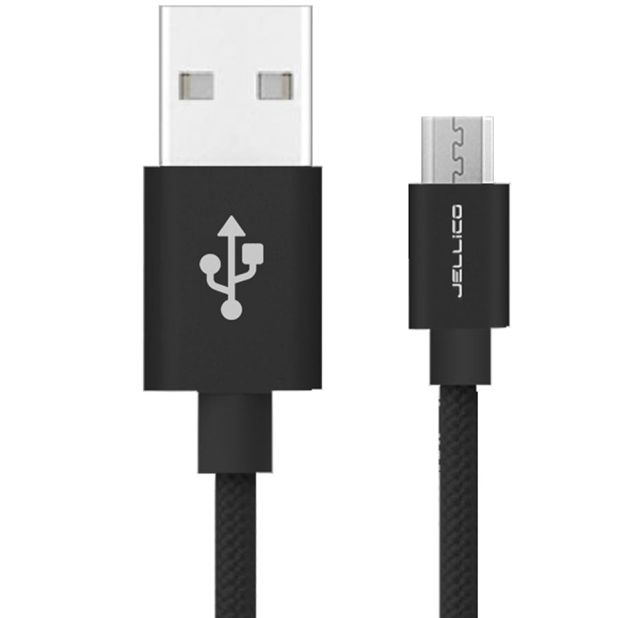 ΚΑΛΩΔΙΟ ΦΟΡΤΙΣΗΣ/ΔΕΔΟΜΕΝΩΝ JELLICO GS-10 MICRO USB ΣΕ USB (1m - μαύρο)