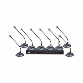 Ασύρματο σετ 8Χ VHF μικροφώνων - Conference Wireless Microphones - WG-2008A - 678907
