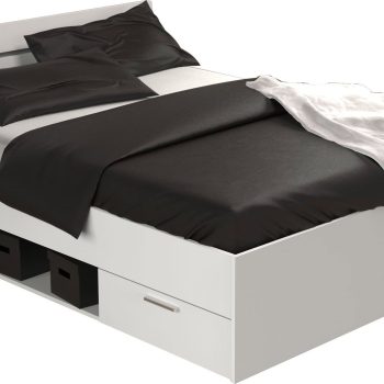 Κρεβάτι Ohio-Λευκό-140 x 200
