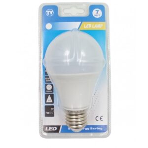 LED ΛΑΜΠΑ E27/7W/620Lm/6000K 