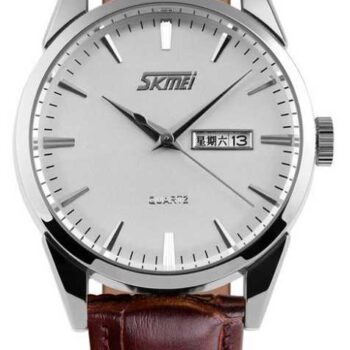 Αναλογικό ρολόι χειρός – Skmei - 9073 - Brown/Silver