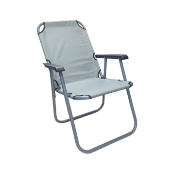 Πτυσσόμενη καρέκλα camping - 1257 - 100045 - Grey
