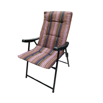 Πτυσσόμενη καρέκλα camping - 1297-50 - 100014 - Pink/Beige