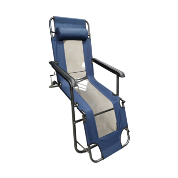 Πτυσσόμενη καρέκλα - ξαπλώστρα παραλίας - 1235 - 270935 - Blue