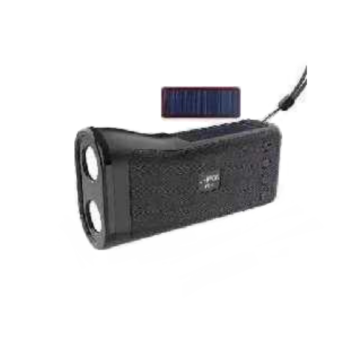 Ασύρματο ηχείο Bluetooth με ηλιακό πάνελ - P055 - 220552 - Black