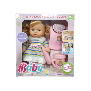 Κούκλα μωρό με αξεσουάρ φροντίδας - NEW324B - 345168