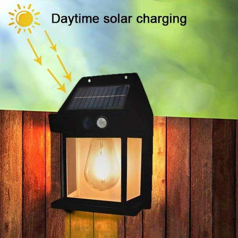 Επιτοίχιο ηλιακό φωτιστικό κήπου DK-888- Solar Interaction Wall Lamp
