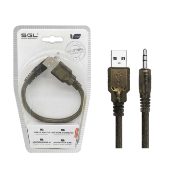 Αντάπτορας καλώδιο - USB-A male/Jack 3.5mm - 1S-01 - 20cm - 098067