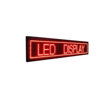 Πινακίδα LED – Μονής όψης – Κόκκινη – 103cm×23cm - IP67