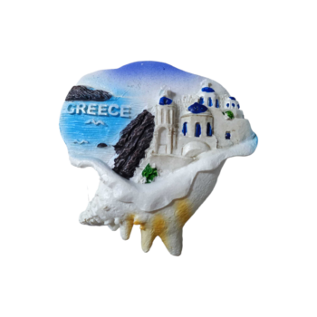 Tουριστικό μαγνητάκι Souvenir – Σετ 12pcs - Resin Magnet - Greece - 678003