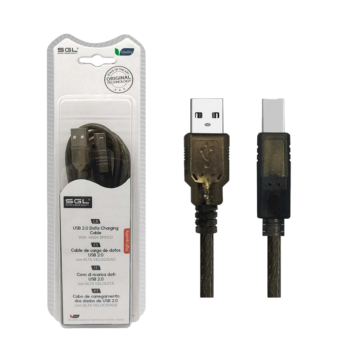Καλώδιο USB 2.0 - 5S01 - USB-A male/USB-B male - 5m - 097657
