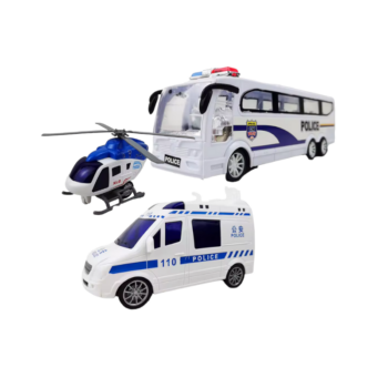 Σετ αστυνομικά οχήματα - 3pcs - XLQ-3 - 305221