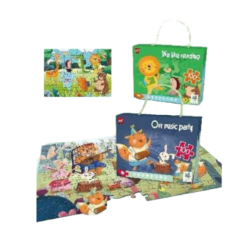 Παιδικό puzzle 100 κομματιών - Animals - 61001 - 310438