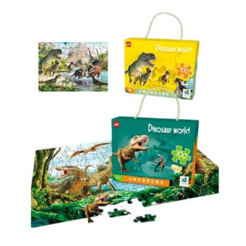 Παιδικό puzzle 100 κομματιών - Dinosaur World - 61003 - 310441
