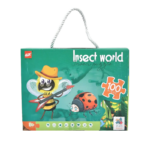Παιδικό puzzle 100 κομματιών - Insect World - 61004 - 310442