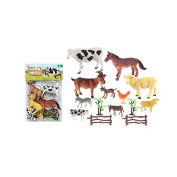 Σετ φιγούρες ζώων φάρμας - 10pcs - 026-42E - 314260