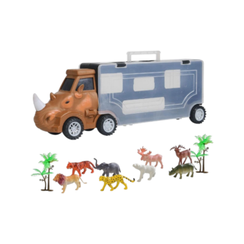 Σετ όχημα μεταφοράς άγριων ζώων με φιγούρες - 8866 - 310474