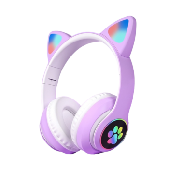 Ασύρματα ακουστικά - Cat Headphones - ST23M - 323230 - Purple