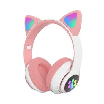 Ασύρματα ακουστικά - Cat Headphones - ST23M - 323230 - White/Pink