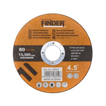 Δίσκος κοπής μετάλλου - 4.5" - 115*1*22 - Finder - 196050