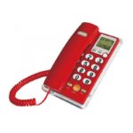 Ενσύρματο σταθερό τηλέφωνο - OHO - 208 - 102082 - Red