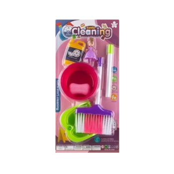 Παιδικό σετ οικιακής καθαριότητας με σκούπα - F2203-6A - 325120