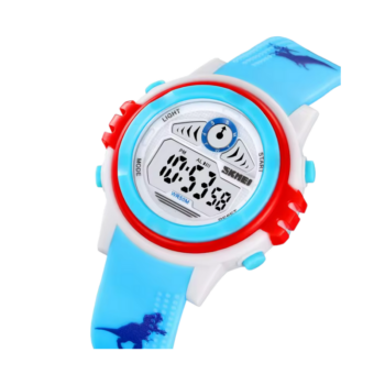 Παιδικό ψηφιακό ρολόι χειρός – Skmei - 2266 - Blue/White/Red