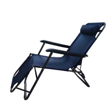 Πτυσσόμενη καρέκλα - ξαπλώστρα παραλίας - 1236 - 270942 - Dark Blue