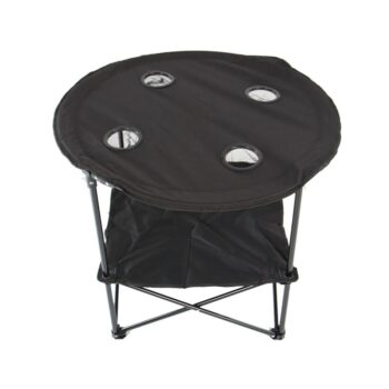 Πτυσσόμενο τραπέζι camping υφασμάτινο - 2031 - 170150 - Black