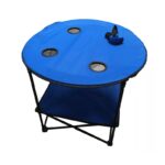 Πτυσσόμενο τραπέζι camping υφασμάτινο - 2031 - 170150 - Blue