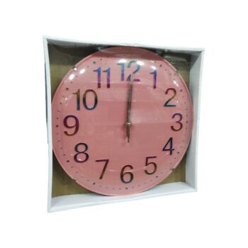 Ρολόι τοίχου - 732C - 130246 - Pink