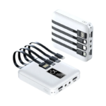 Powerbank mini - 4in1 - 10.000mah - S-341 - 884485 - White