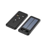 Powerbank με ηλιακό πάνελ - 4in1 - 10.000mah - YM519 - 810392 - Black