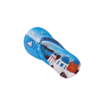 Tουριστικό μαγνητάκι Souvenir - Σετ 12pcs - Resin Magnet - Paralia - 678361