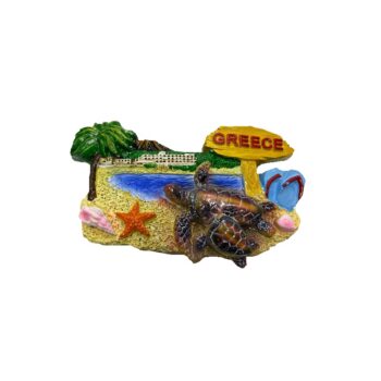 Tουριστικό μαγνητάκι Souvenir – Σετ 12pcs - Resin Magnet - 678059