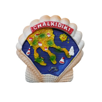 Tουριστικό μαγνητάκι Souvenir – Σετ 12pcs - Resin Magnet - 678074