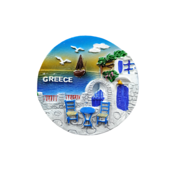 Tουριστικό μαγνητάκι Souvenir – Σετ 12pcs - Resin Magnet - 678242