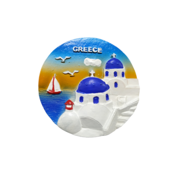 Tουριστικό μαγνητάκι Souvenir – Σετ 12pcs - Resin Magnet - 678277