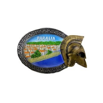 Tουριστικό μαγνητάκι Souvenir – Σετ 12pcs - Resin Magnet - Paralia - 678106