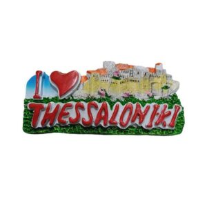 Tουριστικό μαγνητάκι Souvenir – Σετ 12pcs - Resin Magnet - Thessaloniki - 678135