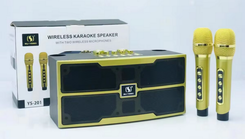 Ασύρματο ηχείο Bluetooth με 2 μικρόφωνα Karaoke - YS-201 - 887158 - Image 2