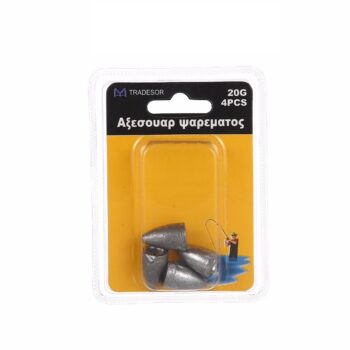 Βαρίδια αλιείας - 20gr - 4pcs - 30140