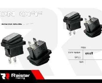 Διακόπτης οχημάτων On/Off - R-F13207A-22-4U - 180939