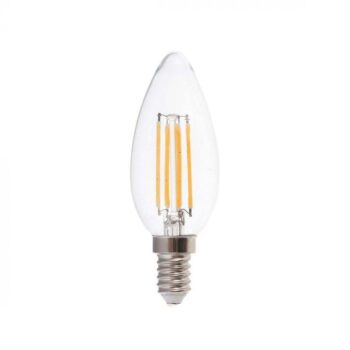 Λάμπα LED Filament κερί - Ε14 - 6W - 431473