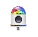 Φωτορυθμικό με ηχείο Bluetooth - Λάμπα Ε27 – Magic Ball - RGB - 487963