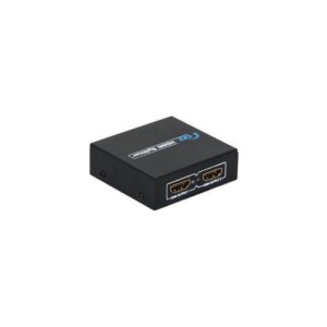 FULL HD Splitter HDMI 1 εισόδου και 2 εξόδων. Tαυτόχρονη προβολή του HDMI σήματος σας σε 2 τηλεοράσεις. Επιτρέπει την εικόνα και τον ήχο από μια πηγή με έξοδο HDΜΙ να εμφανίζεται ταυτόχρονα σε 2 οθόνες.