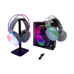 Ασύρματα ακουστικά Bluetooth LED - Headphones - PG580 - RGB - 212058 - Green