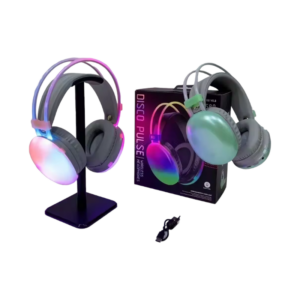 Ασύρματα ακουστικά Bluetooth LED - Headphones - PG580 - RGB - 212058 - Green